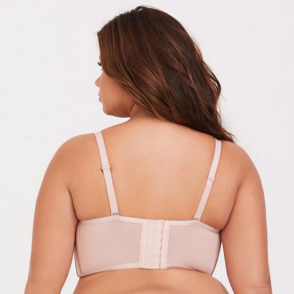 Torrid Light Pink Peach Push Up Bra 44DDD - Picture 3 of 6